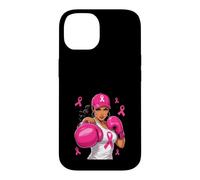 Boxer Cancer du Sein Rose Fighter Girl Coque pour iPhone 14