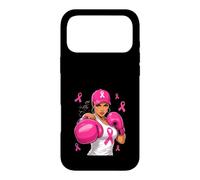 Boxer Cancer du Sein Rose Fighter Girl Coque pour iPhone 17 Pro Max