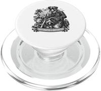 Boxer Chien Buvant café Moto B & W DIGOR PopSockets PopGrip pour MagSafe