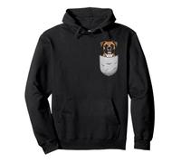 Boxer Chien dans la Poche drôle Mignon Animal de Compagnie Sweat à Capuche