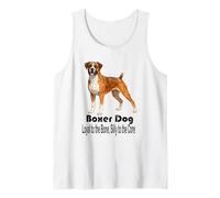 Boxer Chien fidèle à l'os Stupide au cœur Style Animal de Compagnie Débardeur