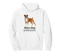Boxer Chien fidèle à l'os Stupide au cœur Style Animal de Compagnie Sweat à Capuche