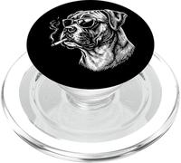 Boxer Chien Fumer Cigarette PopSockets PopGrip pour MagSafe