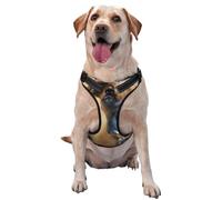 Boxer Chiens Chiots Animaux de Compagnie Chiens,Harnais pour Animaux de Compagnie, Harnais réfléchissant réglable pour Chien,M