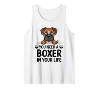 Boxer Chiens Mignons Chiots Animaux Animaux Débardeur