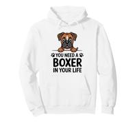 Boxer Chiens Mignons Chiots Animaux Animaux Sweat à Capuche