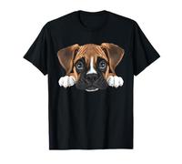 Boxer Chiot Face Portrait de chien T-Shirt