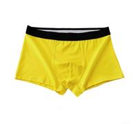 Boxer confortable à séchage rapide pour homme avec poche respirante pour un style de vie actif (L jaune)