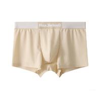 Boxer confortable pour homme avec poche respirante et motif à rayures pour un style de vie actif (XXL jaune clair)