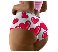 Boxer Coton Femme Caleçon Saint Valentin String Personnalisé Femme Short Sans Couture Slip Souvetements Femmes Sexy Érotique Pute Lot Sous Vetement Dentelle Lingerie Ouverte Perle Culotte Noire