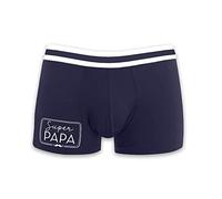 Boxer Coton Super Papa Bleu Adulte XL
