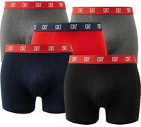Boxer cr7 hommes cristiano ronaldo boxershort 5-pack gray-navy-rot mix l.