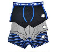 Boxer da uomo in cotone FC Inter tripack Multicolore S