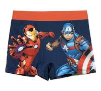 Boxer de bain Avengers pour garçon - Maillot de bain extensible, respirant et à séchage rapide avec motif amusant Avengers ou Spiderman - Maillot de bain moulant avec coutures lisses, idéal pour la na