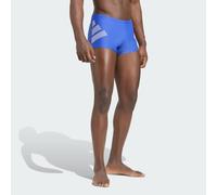 adidas Homme Big Bars Boxers Swimwear, Semi Lucid Blue/White, 38