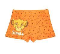 Boxer de bain - Disney - Le Roi lion - Garçon - Orange 8 ans