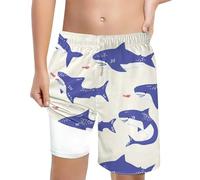Boxer De Bain Enfant Garcon - Short de Bain imprimé pour garçon avec Lacets Ajustables Coupe Haute et Confortable pour activités Estivales