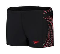 Speedo - Kid's Plastisol Placement Aquashort - Short de bain - 152 - anthracite / high risk red