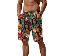 Boxer de Bain Homme Personnalisable avec Photo Visage Slip de Bain personnalisé Cadeau Séchage Rapide Short de Bain Respirable Maillot de Bain Homme Piscine Légère Badehose Grande Taille