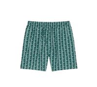 Boxer De Bain Midi Lacoste Monogramme Vert Blanc MH9086 D1R