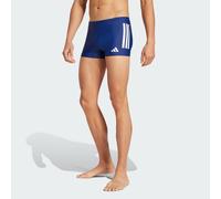 adidas Homme 3 Stripes Swim Boxers, Dark Blue/White, XS Short