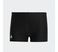 adidas Homme Classic 3-Stripes Swim Boxers, Black / White, S-M
