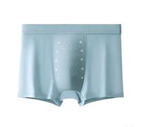 Boxer de sport pour homme - Sans couture - Respirant - Taille basse - Avec tissu en nylon élastique moyen - Convient pour un confort tout au long de l'année - Taille XXL - Vert