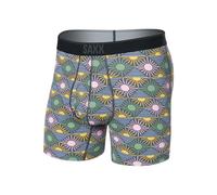 Boxer de sport Saxx Quest Quick Dry Mesh pour hommes Rise And Shine-Ebony M