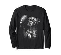 Boxer Dog American Football Sports Amoureux des Chiens Manche Longue