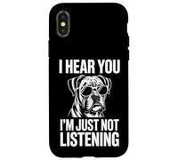 Boxer Dog Chien Boxeur drôle Coque pour iPhone X/XS