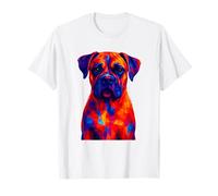 Boxer Dog Colorful Dog Lover Pop Art T-Shirt