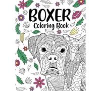Boxer Dog Coloring Book