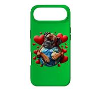 Boxer Dog Earth Day Hug Love Owner Hugging Planet Lover Mom Coque pour iPhone Air