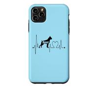 Boxer Dog Heartbeat EKG Pulse Funny Mes Chiens sont Mon Cardio Coque pour iPhone 11 Pro Max