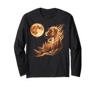 Boxer Dog Moon Forest, Paysage Sauvage Manche Longue
