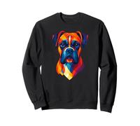 Boxer-Dog Pop-Art Race de Chien Chiens Sweatshirt