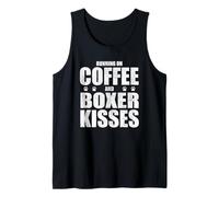 Boxer Dog Retro Saying Coffee Boxer Love Dog Owner Débardeur