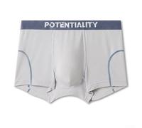 Boxer doux et respirant pour homme avec une grande élasticité, sous-vêtements confortables conçus pour le confort de la maison (3XL, bleu)