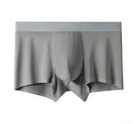 Boxer élégant sans couture pour homme avec poche respirante pour un confort quotidien (gris foncé)