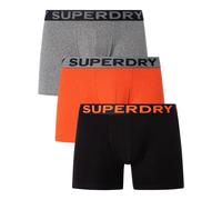 Boxer en coton bio Boxer Superdry (x3) Noir S