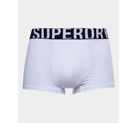 Superdry Dual Logo Boxers 2 Units Blanc,Noir 2XL Homme
