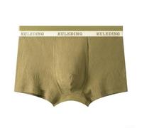 Boxer en coton doux jacquard pour homme - Taille moyenne - Respirant - Conçu pour un confort tout au long de la journée et une tenue décontractée (XL jaune)