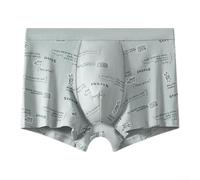 Boxer en coton respirant avec poche pour homme, tissu doux et extensible pour un confort tout au long de la journée (XL, vert)