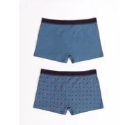 Boxer en coton stretch Lois Moto (x2) Bleu M