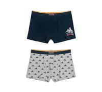 Boxer en coton stretch Lois Urban Motor (x2) Bleu M