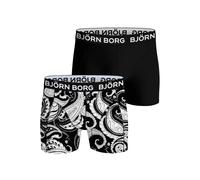 Boxer en mÃ©lange de bambou et de coton BjÃ¶rn Borg (x2) Noir L