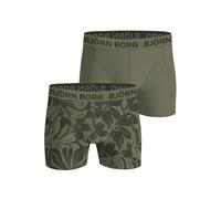 Boxer en mÃ©lange de bambou et de coton BjÃ¶rn Borg (x2) Vert S