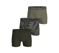 Boxer en mÃ©lange de bambou et de coton BjÃ¶rn Borg (x3) Vert L