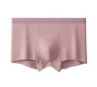 Boxer en modal doux pour homme - Respirant - Poche - Confortable - Pour un style de vie actif - XXXL - Rose