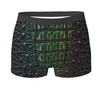 Boxer en Peau d'os de Crocodile d'eau Douce pour Homme, Confortable, Doux et Extensible